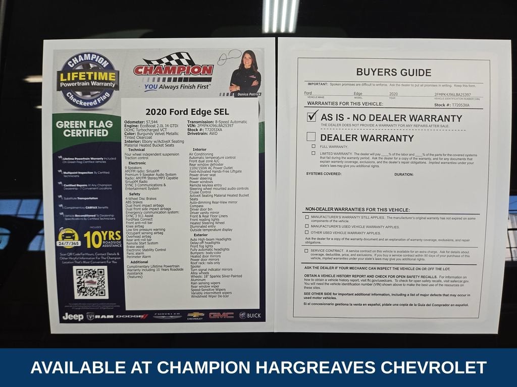 2020 Ford Edge SEL