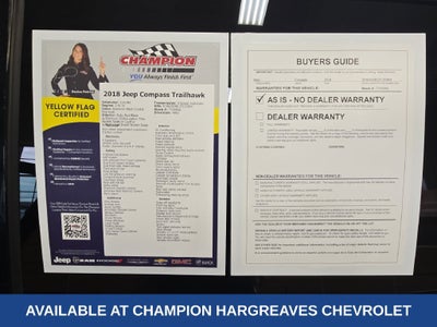 2018 Jeep Compass Trailhawk 4x4