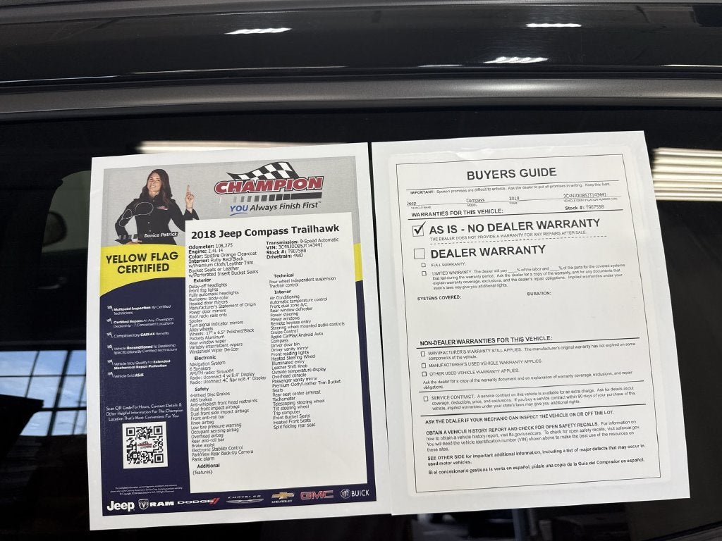2018 Jeep Compass Trailhawk 4x4