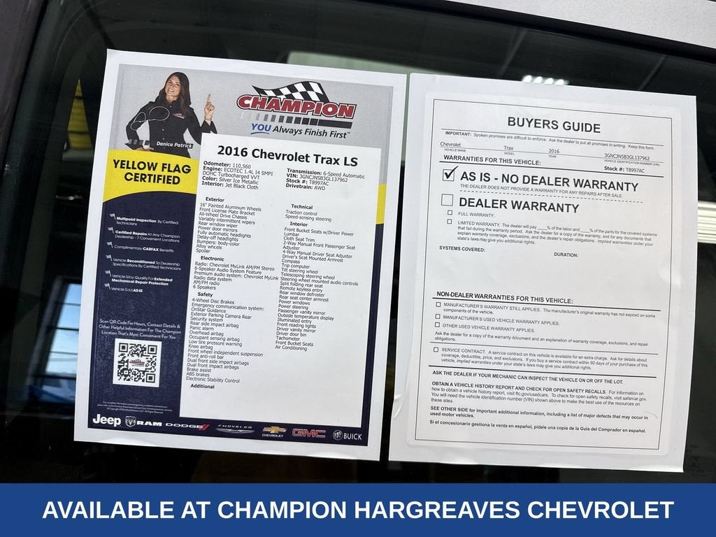 2016 Chevrolet Trax LS