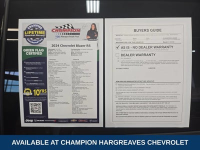 2024 Chevrolet Blazer RS