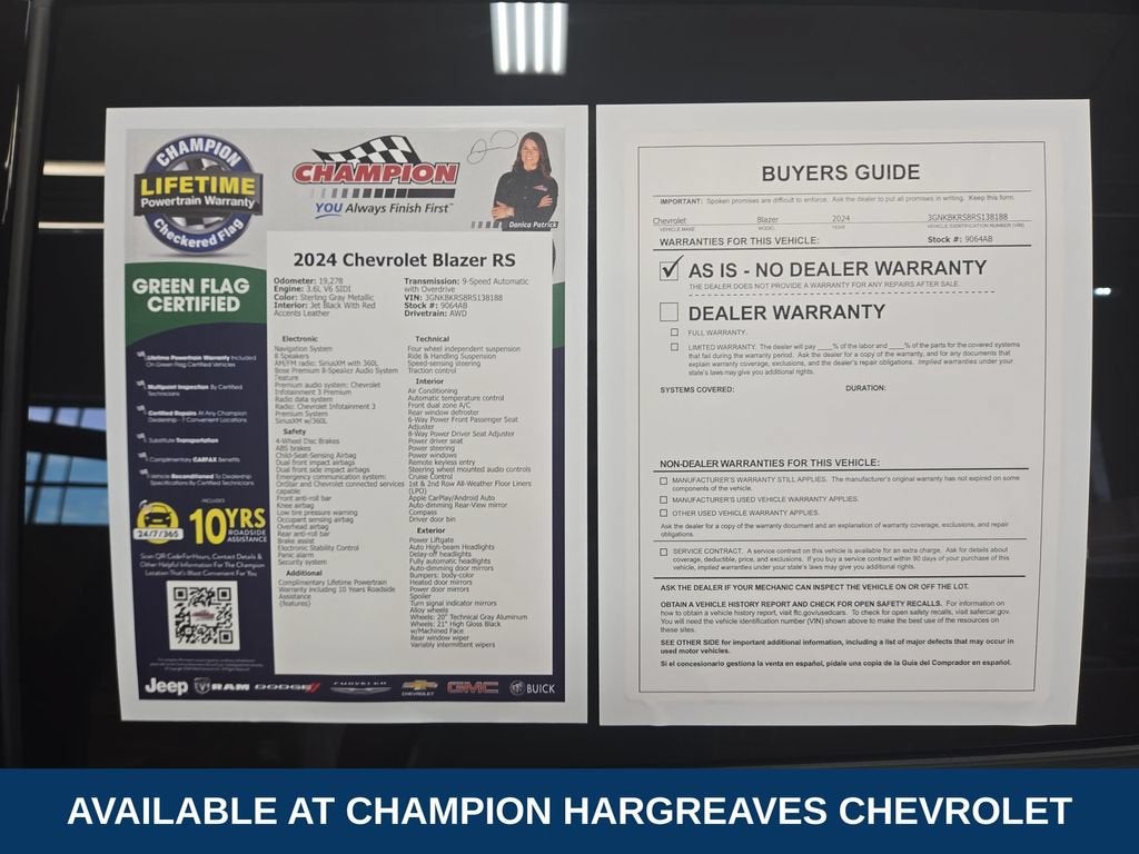 2024 Chevrolet Blazer RS