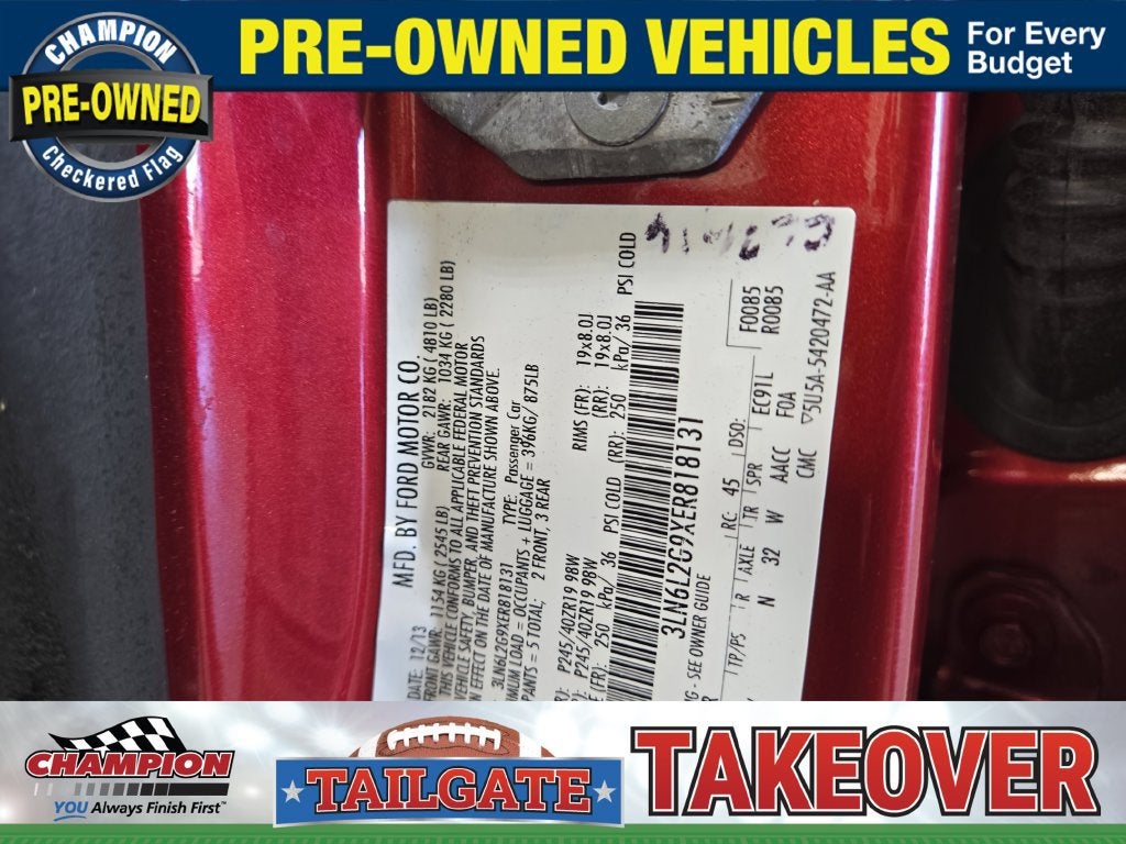 2014 Lincoln MKZ 4DR SDN FWD