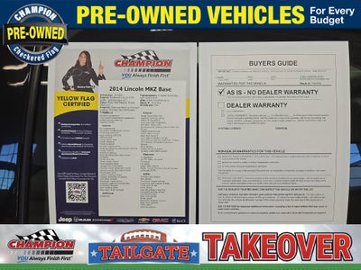 2014 Lincoln MKZ 4DR SDN FWD