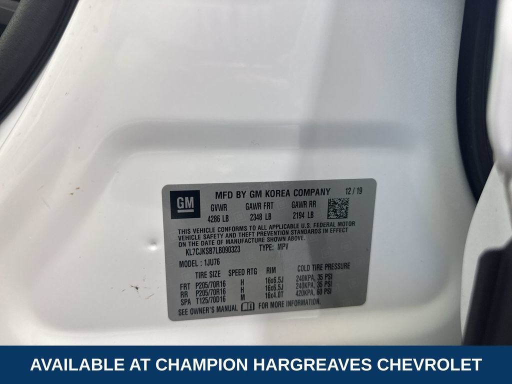 2020 Chevrolet Trax LS
