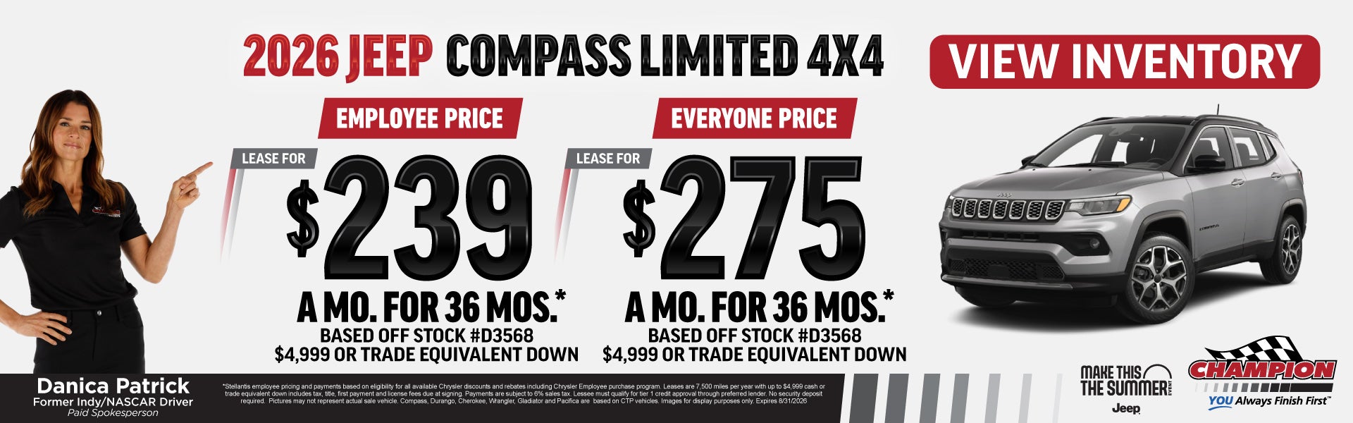 2026 Jeep Compass Limited at Champion Chrysler Jeep Dodge RAM of Lansing in Lansing MI
