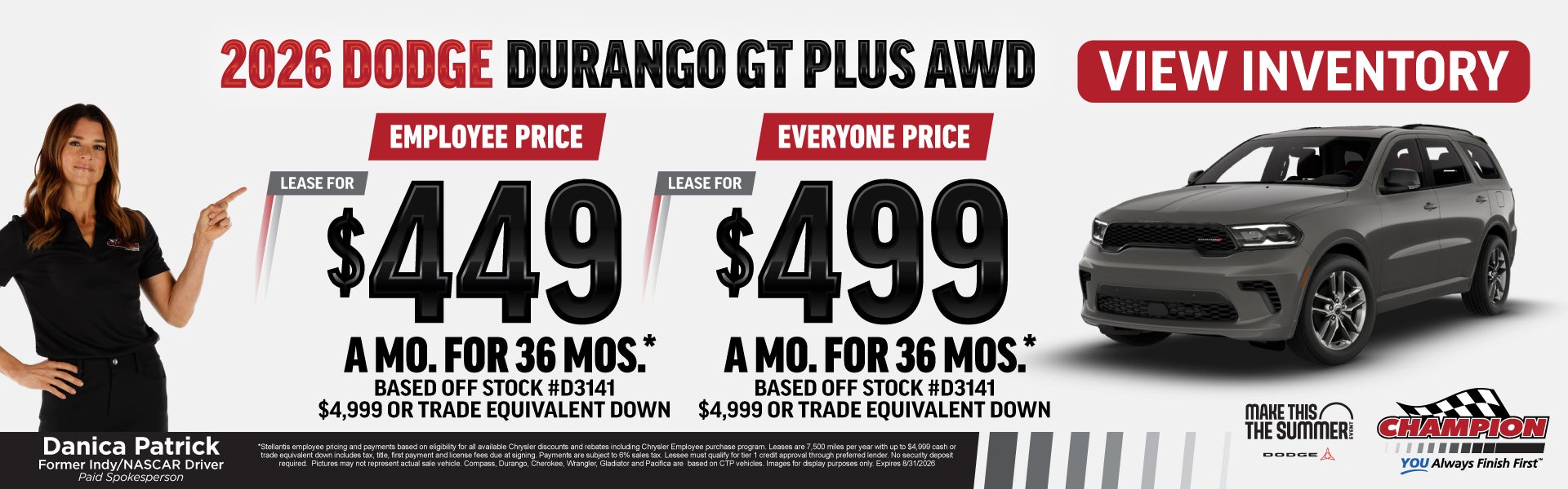 2026 Dodge Durango GT Plus at Champion Chrysler Jeep Dodge RAM of Lansing in Lansing MI