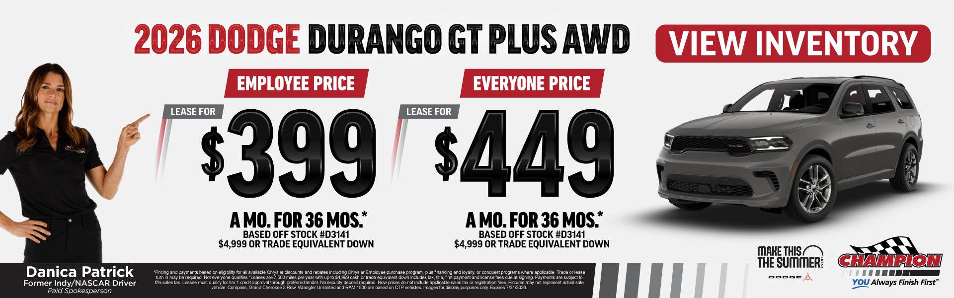 Durango GT Plus AWD at Champion Chrysler Jeep Dodge RAM of Lansing in Lansing MI