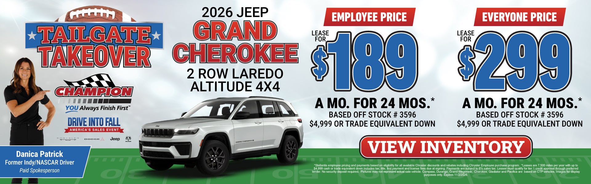 2026 Jeep Grand Cherokee Lease Offer