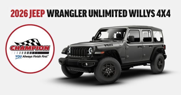 2026 Jeep Wrangler Unlimited Willys 4x4